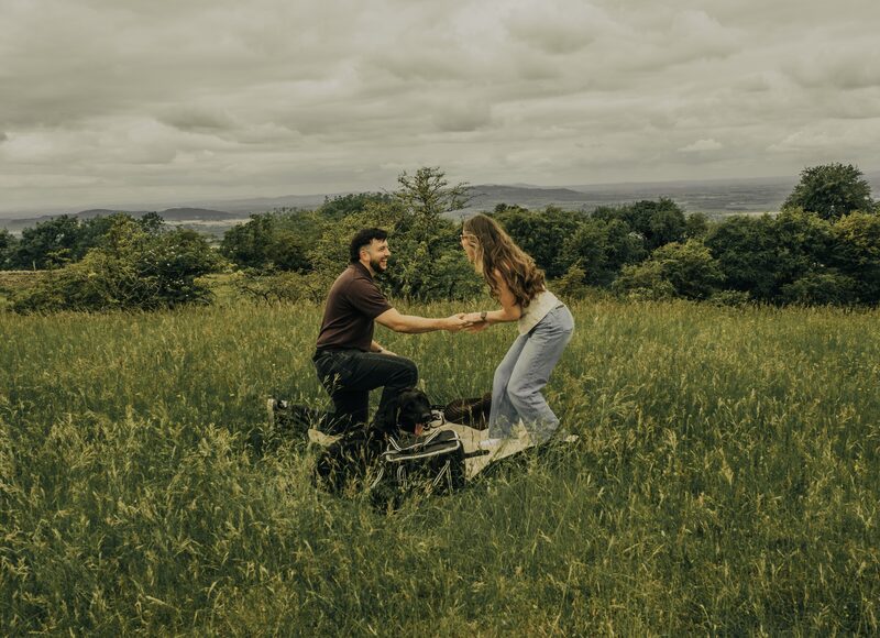 A hilltop proposal across the Oxfordshire countryside